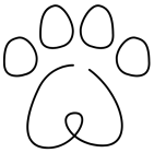 Dog paw